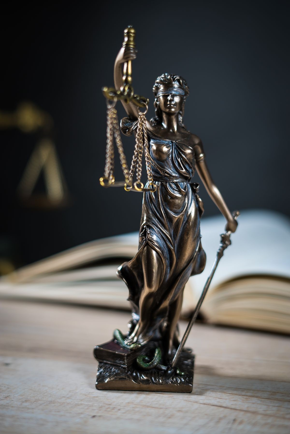 Legal law concept image, Scales of justice